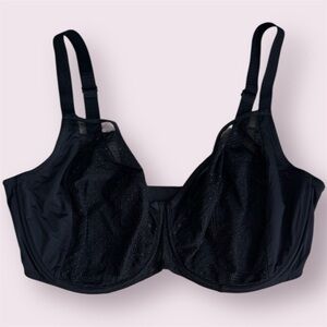 Understance Black Underwire Unlined - Supportive Everyday Comfort sz 40I